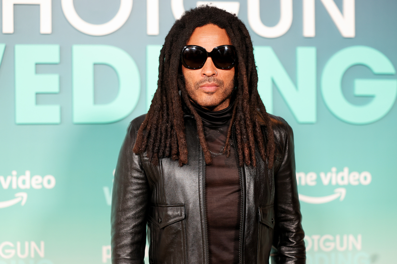 Lenny Kravitz at the premiere of "Shotgun Wedding" held at TCL Chinese Theatre on January 18, 2023 in Los Angeles, California.