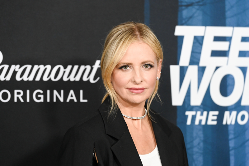 Sarah Michelle Gellar at the "Teen Wolf: The Movie" premiere on Jan. 18 in Los Angeles.