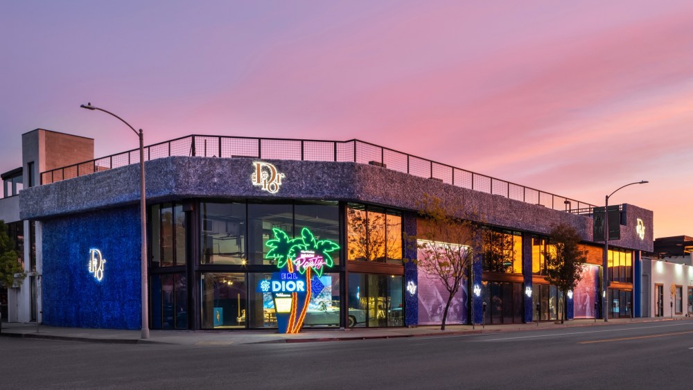 Dior ERL pop-up in Los Angeles.
