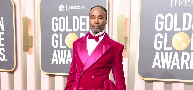 Billy Porter at the 80th Annual Golden Globe Awards held at The Beverly Hilton on January 10, 2023 in Beverly Hills, California.
