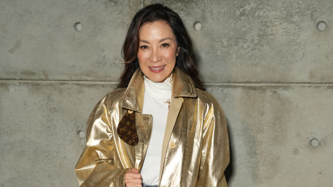 BEVERLY HILLS, CALIFORNIA - JANUARY 06: Michelle Yeoh attends Louis Vuitton and W Magazine's awards season dinner on January 06, 2023 in Beverly Hills, California. (Photo by Kevin Mazur/Getty Images for W Magazine)
