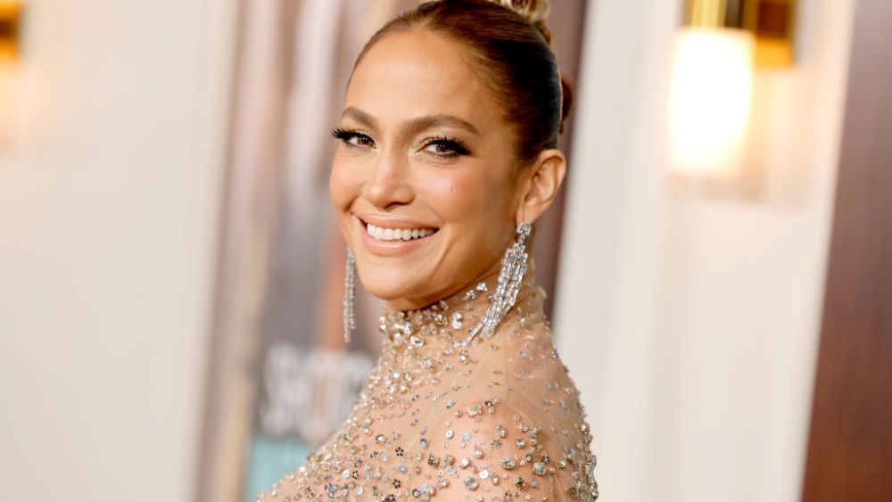 Jennifer Lopez at the Los Angeles premiere of Prime Video's "Shotgun Wedding" on Jan. 18 in Hollywood.