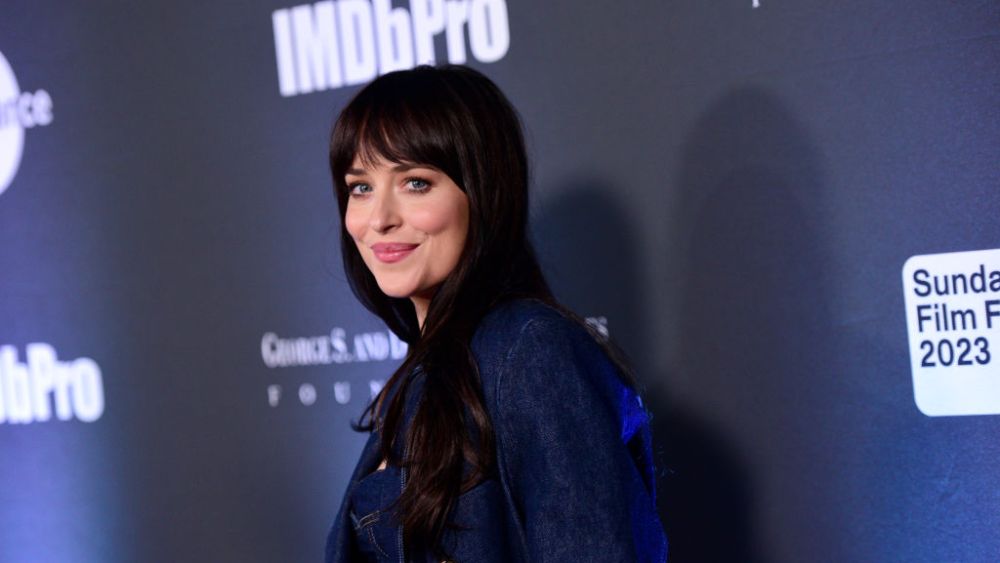 PARK CITY, UTAH - JANUARY 19: Dakota Johnson attends Sundance Institute's 'Opening Night: A Taste of Sundance Presented by IMDbPro' at the 2023 Sundance Film Festival at The Basin Recreation Fieldhouse on January 19, 2023 in Park City, Utah. (Photo by Vivien Killilea/Getty Images for IMDb)