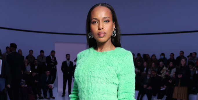 PARIS, FRANCE - JANUARY 26: Kerry Washington attends the Fendi Couture fashion show on January 26, 2023 in Paris, France. (Photo by Pascal Le Segretain/Getty Images for Fendi)