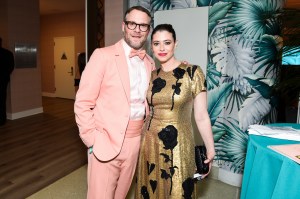 Seth Rogan and Lauren Miller