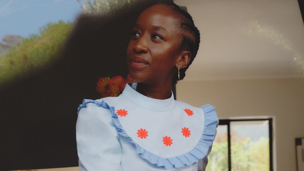 A look from Sindiso Khumalo's limited-edition collection for & Other Stories.