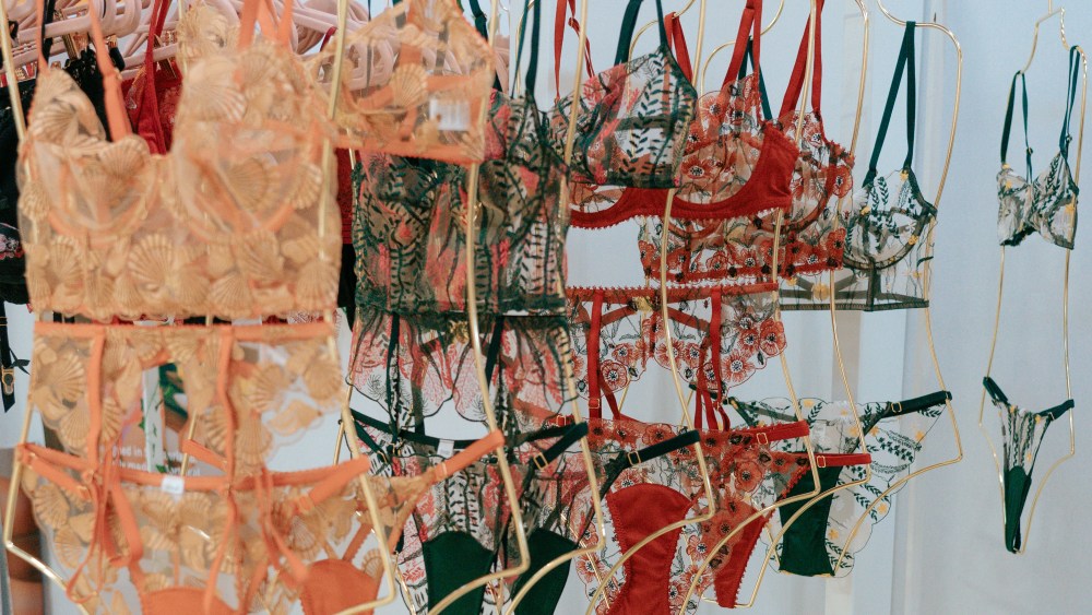Inside the Salon International de la Lingerie.