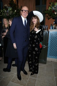 Marco Bizzarri and Lou Doillon attend Gucci High Jewelry Collection party at Hotel Ritz in Paris, France.