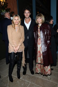 Sienna Miller, Oliver Green and Anna Wintour