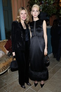 Martina Mondadori and Sabine Getty