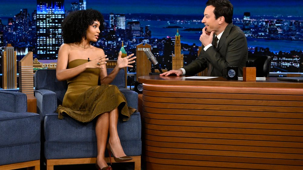 Yara Shahidi on the Jan 18 episode of "The Tonight Show Starring Jimmy Fallon."