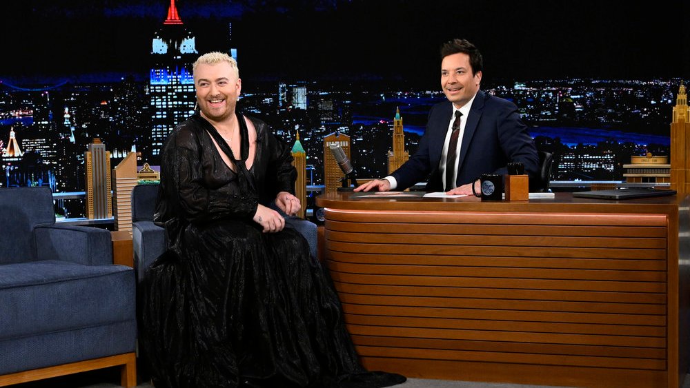 Sam Smith on the Jan. 19 episode of "The Tonight Show Starring Jimmy Fallon."