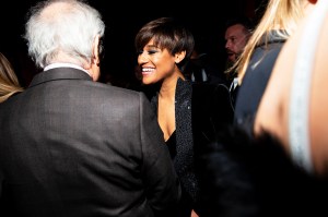 Steven Spielberg and Ariana DeBose