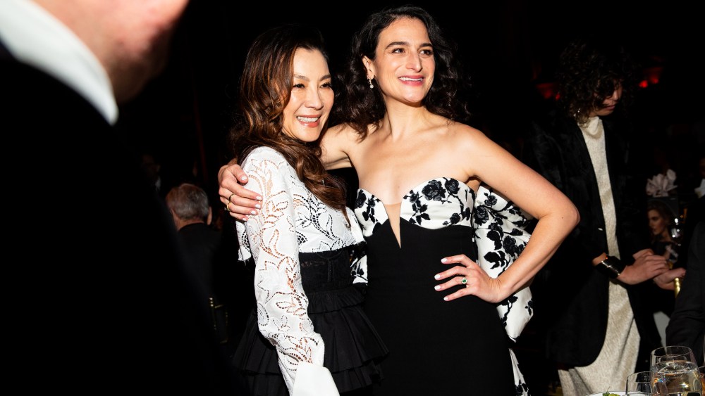 Michelle Yeoh and Jenny Slate