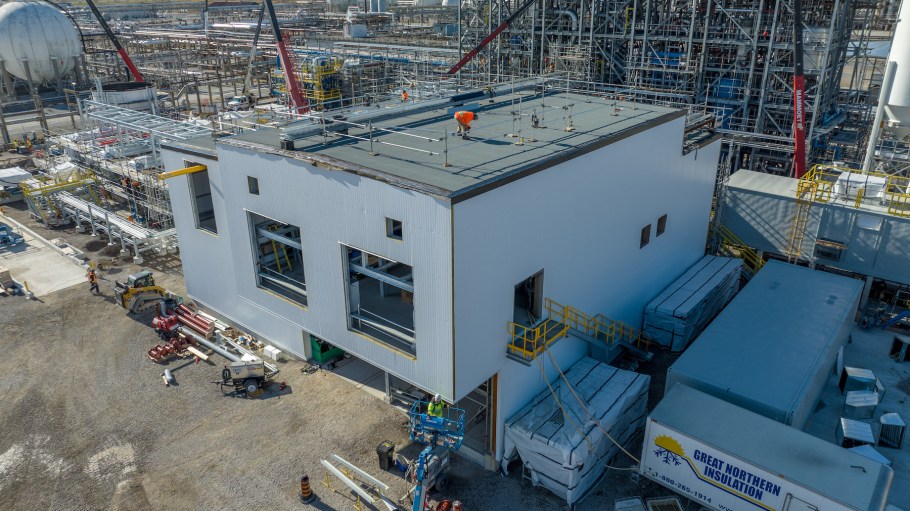 Origin Material's Origin 1 construction located in Ontario, Canada