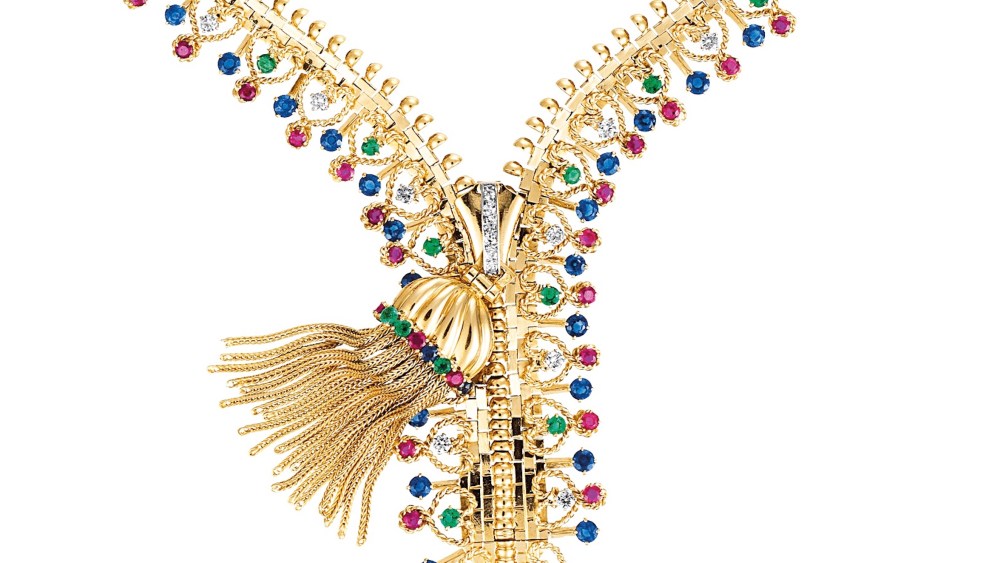 Zip necklace 1951, transformable into a bracelet - Van Cleef & Arpels collection