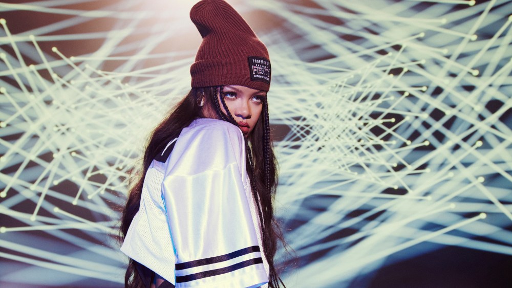 Rihanna in the Game Day Collection campaign