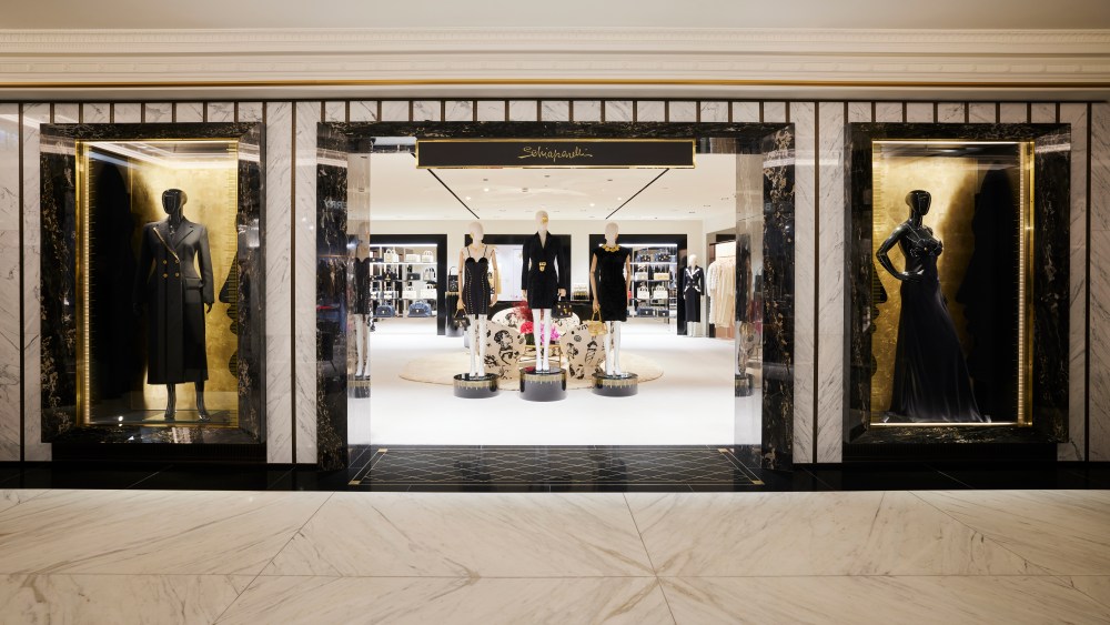 The Schiaparelli shop-in-shop at Harrods.