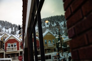 The scene at the Sundance Film Festival 2023 in Park City, Utah.
