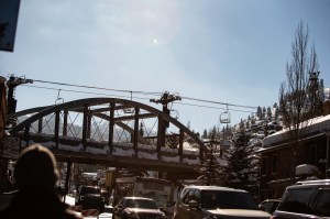 The scene at the Sundance Film Festival 2023 in Park City, Utah.