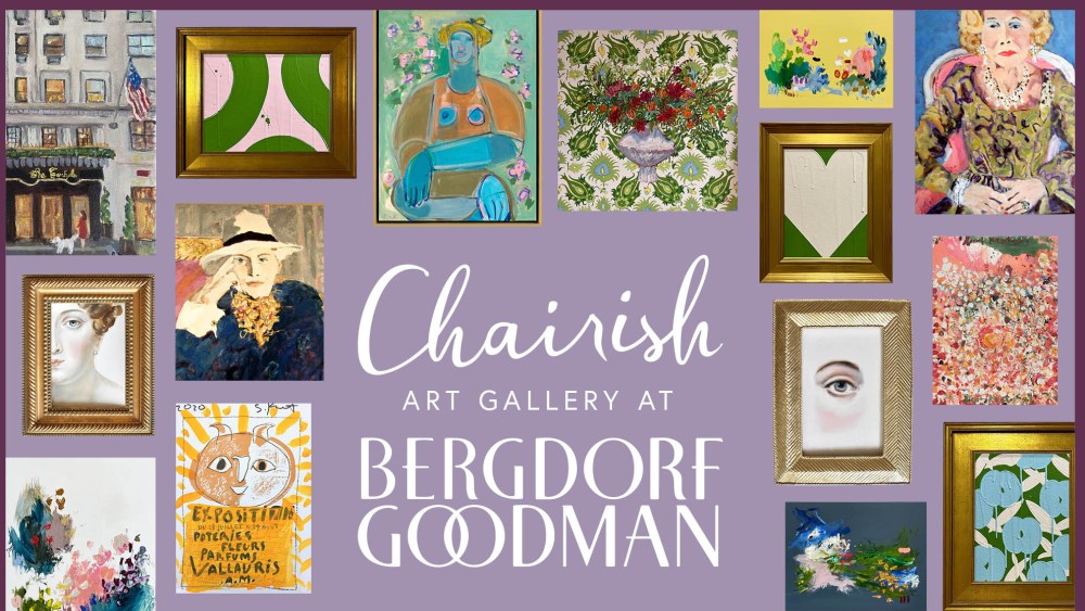 The Chairish Art Gallery will be showcased at Bergdorf Goodman.
