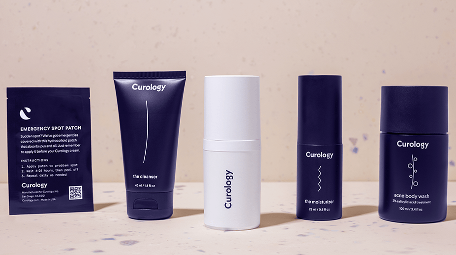Curology skin care products, tested by the writer of this review