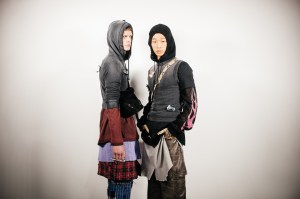 Backstage at Givenchy Men's Fall 2023