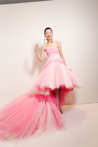 Backstage at Giambattista Valli Couture Spring 2023