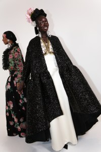 Backstage at Giambattista Valli Couture Spring 2023