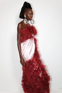 Backstage at Giambattista Valli Couture Spring 2023