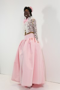 Backstage at Giambattista Valli Couture Spring 2023