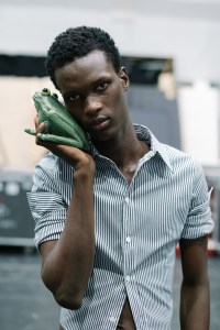 Backstage at JW Anderson Men's Fall 2023