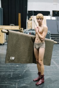 Backstage at JW Anderson Men's Fall 2023