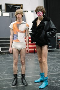 Backstage at JW Anderson Men's Fall 2023
