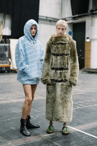 Backstage at JW Anderson Men's Fall 2023