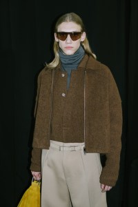 Backstage at Zegna Men's Fall 2023
