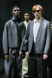 Backstage at Zegna Men's Fall 2023