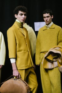 Backstage at Zegna Men's Fall 2023