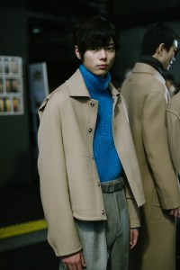 Backstage at Zegna Men's Fall 2023
