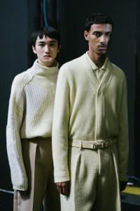 Backstage at Zegna Men's Fall 2023