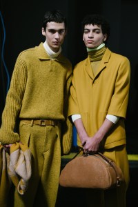 Backstage at Zegna Men's Fall 2023