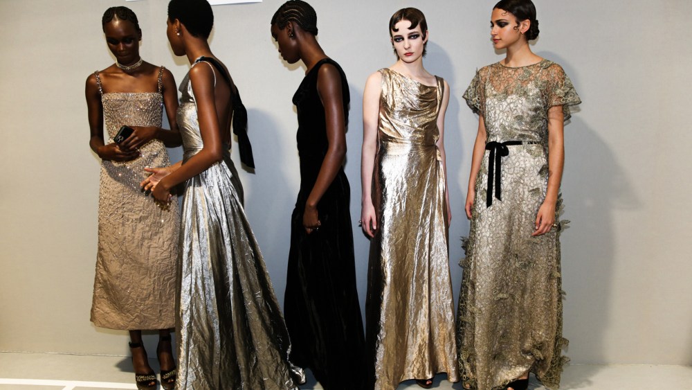 Backstage at Dior Couture Spring 2023