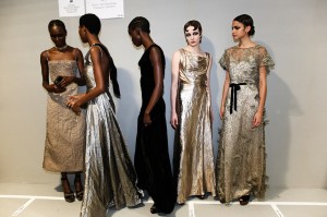 Backstage at Dior Couture Spring 2023
