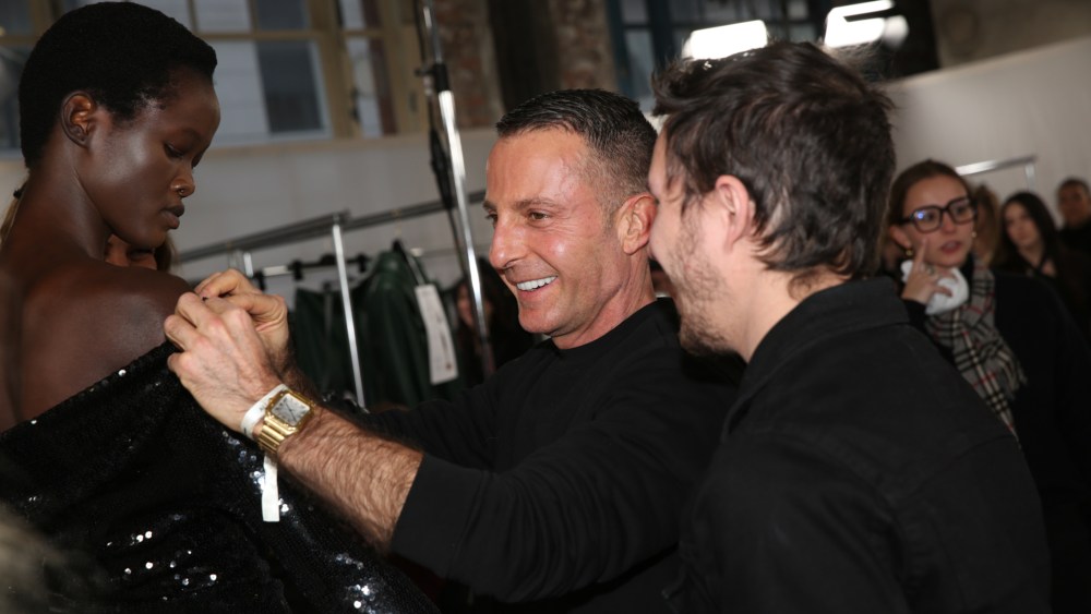 Backstage at Alexandre Vauthier Couture Spring 2023