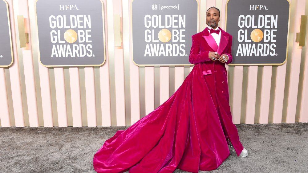 Billy Porter at the 80th Annual Golden Globe Awards held at The Beverly Hilton on January 10, 2023 in Beverly Hills, California.