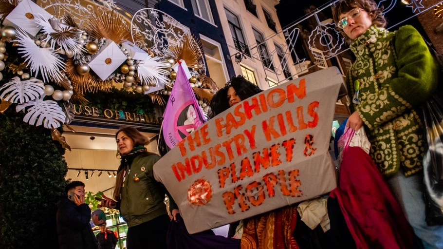 Extinction Rebellion fashion protest