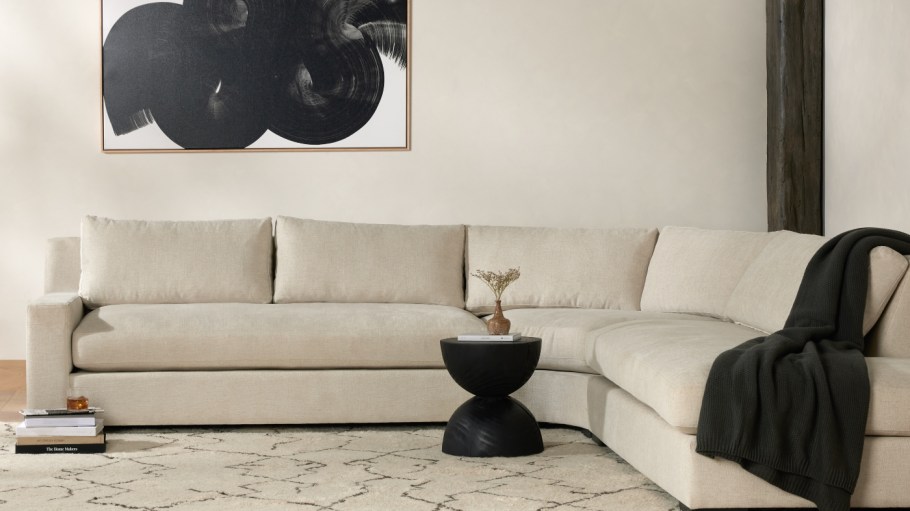 Four Hands Albany sectional sofa