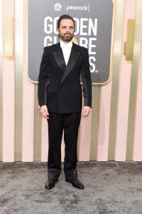 Sebastian Stan at the 80th Annual Golden Globe Awards held at The Beverly Hilton on January 10, 2023 in Beverly Hills, California.