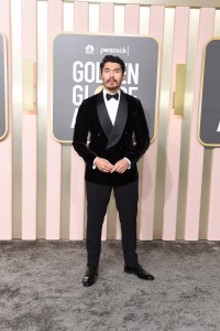 Henry Golding at the 80th Annual Golden Globe Awards held at The Beverly Hilton on January 10, 2023 in Beverly Hills, California.