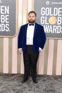 Paul Walter Hauser at the 80th Annual Golden Globe Awards held at The Beverly Hilton on January 10, 2023 in Beverly Hills, California.